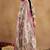 Women Floral Printed Thread Work Cotton Kurta with Trousers & With Dupatta