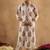 Women Floral Printed Thread Work Cotton Kurta with Trousers & With Dupatta