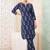 Women Ethnic Motifs Printed Beads and Stones Cotton Kurta with Trousers