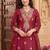 Women Ethnic Motifs Embroidered Kurta with Trousers & With Dupatta
