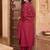 Women Ethnic Motifs Embroidered Kurta with Trousers & With Dupatta