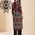 Women Printed Cotton Kurta with Trousers