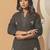 Women Animal Embroidered Thread Work Cotton Kurta with Palazzos