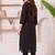 Women Ethnic Motifs Embroidered Thread Work Cotton Kurta with Trousers