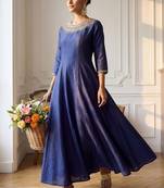 Women Ethnic Motifs Embroidered Panelled Thread Work Kurta with Trousers