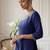 Women Ethnic Motifs Embroidered Panelled Thread Work Kurta with Trousers