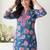 Women Floral Printed Cotton Kurta with Trousers & With Dupatta