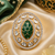 Regal Meenakari CZ Adjustable Finger Ring
