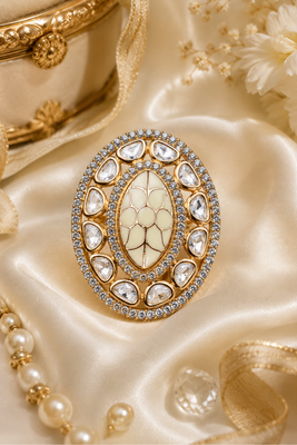 Royal elegance cz adjustable ring 1