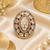 Royal elegance cz adjustable ring