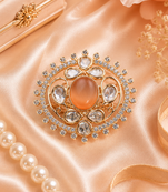 Imperial blossom cz adjustable ring