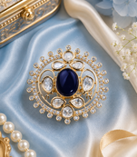 Crown halo adjustable finger ring