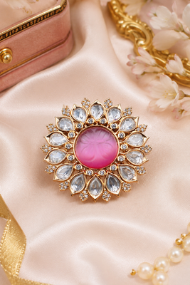 Royal Petal Adjustable Cocktail Ring 1