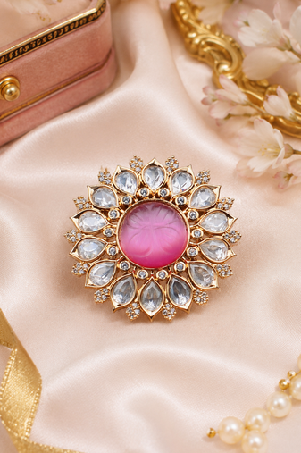 Royal Petal Adjustable Cocktail Ring