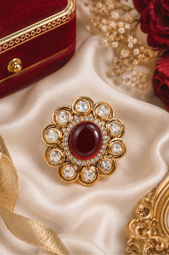 Monarch Halo Adjustable Ring