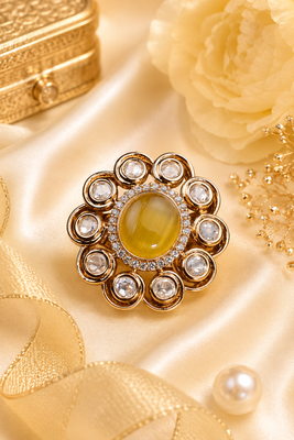 Imperial crown Adjustable Finger  ring 1