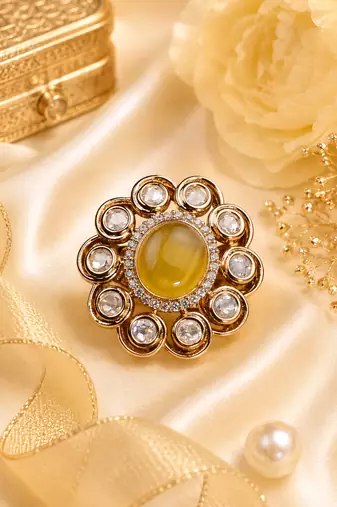 Imperial crown Adjustable Finger  ring