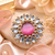 Royal Petal Adjustable Cocktail Ring