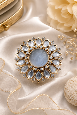 Royal garden adjustable finger ring 2