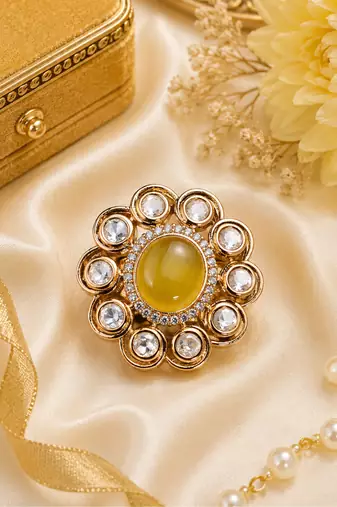 Imperial crown Adjustable Finger  ring