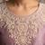 Lavender premium chinon palazzo suit set