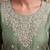 Sea green premium chinon palazzo suit set