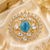 Imperial bloom luxury adjustable ad finger ring