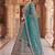 Thread and Zari Work Lehenga Choli – Premium Teal Party Wear Traditional Indian Outfit