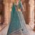 Thread and Zari Work Lehenga Choli – Premium Teal Party Wear Traditional Indian Outfit