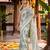 Graceful satin silk blend floral printed saree
