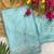 Sky Blue Color Original beeds work Silk Blend Saree