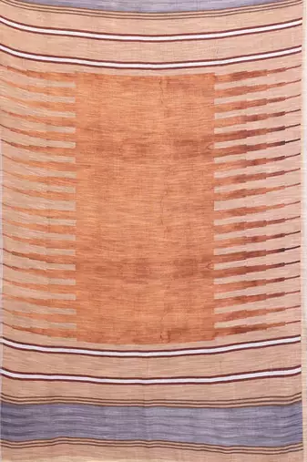 brown digital printed work cotton blend saree