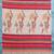 cream color digital printed work cotton blend saree