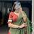 chanderi silk blend navratri lehenga choli with dupatta- full stitched free size