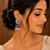 Meenakari pattern oxidised jhumka's