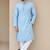 linen satin with embroidery and beads work mens wear kurta pajama