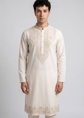  fendy silk blend with embroidery and sequence work  mens wear kurta pajama 2