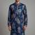 poly linen satin with embroidered work mens wear kurta pajama
