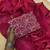 Dark Red Color Embroidered Silk Blend Saree
