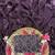 Purple Color Embroidered Silk Blend Saree