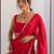Red Color Butti embroidered and Sequence Work Silk Blend Saree 