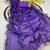 Purple Color Butti embroidered and Sequence Work Silk Blend Saree 