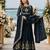 Navy faux georgette readymade anarkali suit with zari thread & embroidery work