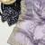 Lavender Color Embroidery Sequence Work with Rich Floral Border Silk Blend Saree