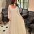 White embroidered faux blooming anarkali gown set with dupatta