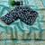 Sky Blue Color  Embroidery Sequence Work with Rich Floral Border Silk Blend Saree
