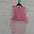 Pastel pink embroidered cotton silk co ord set