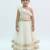 Off white embroidered net lehenga set