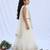 Off white embroidered net lehenga set