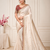 Off White Color C -pallu sequence  coding embroidery work with  Sequence Butti Silk Blend Saree